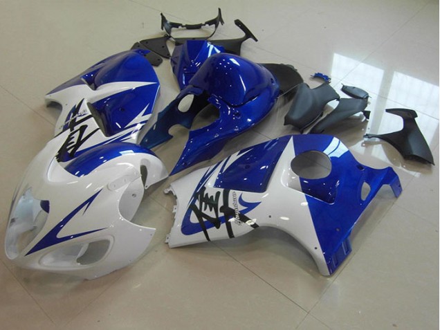 1996-2007 Blue White Suzuki GSXR1300 Hayabusa Moto Fairings for Sale 1996-2007 Blue White Suzuki GSXR1300 Hayabusa Moto Fairings for Sale