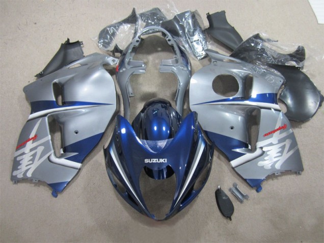 1996-2007 Silver Blue Suzuki GSXR1300 Hayabusa Motorcylce Fairings for Sale