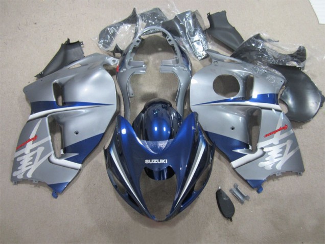 1996-2007 Silver Blue Suzuki GSXR1300 Hayabusa Motorcylce Fairings for Sale 1996-2007 Silver Blue Suzuki GSXR1300 Hayabusa Motorcylce Fairings for Sale