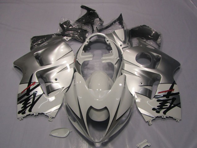 1996-2007 White Black Decal Suzuki GSXR1300 Hayabusa Motorcycle Fairings for Sale 1996-2007 White Black Decal Suzuki GSXR1300 Hayabusa Motorcycle Fairings for Sale