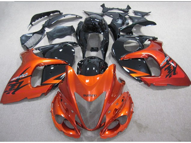 2008-2019 Orange Black Suzuki GSXR1300 Hayabusa Motor Bike Fairings for Sale 2008-2019 Orange Black Suzuki GSXR1300 Hayabusa Motor Bike Fairings for Sale