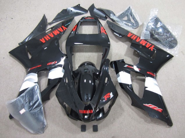 1998-1999 Black Red Decal Yamaha YZF R1 Motorcycle Fairings Kits for Sale