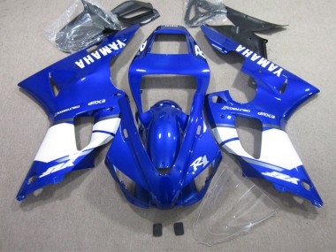 2002-2003 Blue White Yamaha YZF R1 Bike Fairing for Sale