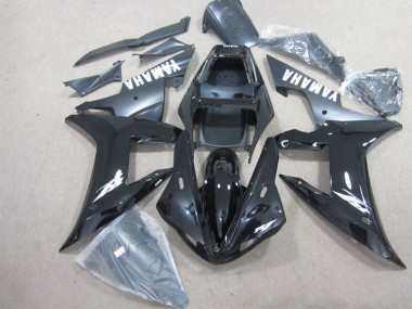 2002-2003 Black White Yamaha YZF R1 Bike Fairings for Sale