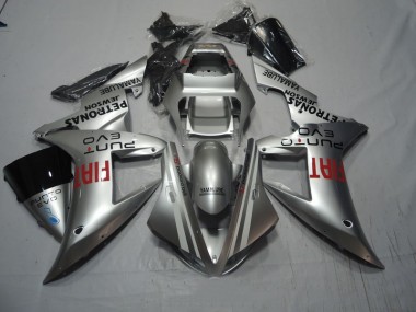 2002-2003 Silver Fiat Yamaha YZF R1 Replacement Fairings for Sale