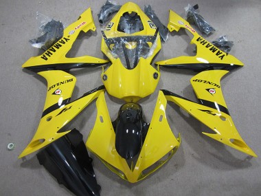 2004-2006 Yellow Dunlop Yamaha YZF R1 Motorcycle Fairing Kits for Sale