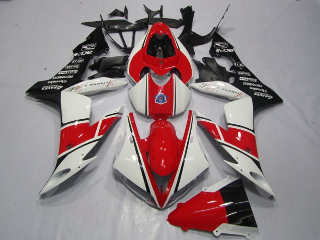 2004-2006 Red White Black Yamaha YZF R1 Motorbike Fairings for Sale