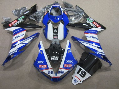 2004-2006 Blue White Volvo Sterilgarda 19 Yamaha YZF R1 Replacement Fairings for Sale