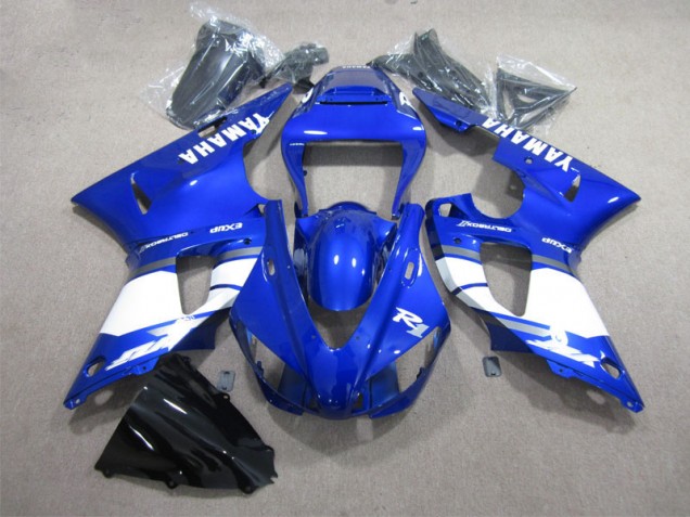 2009-2011 Blue White Yamaha YZF R1 Moto Fairings for Sale 2009-2011 Blue White Yamaha YZF R1 Moto Fairings for Sale