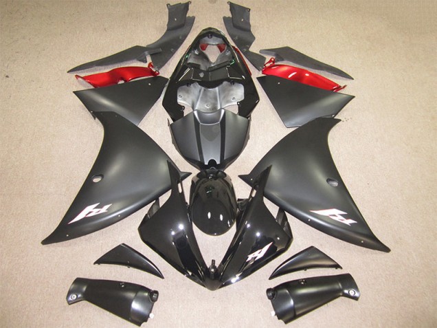 2009-2011 Black Yamaha YZF R1 Motorcycle Fairings Kit for Sale
