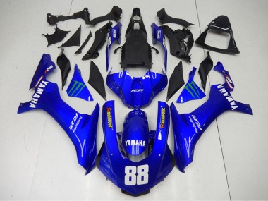 2015-2019 Blue Monster 88 Yamaha YZF R1 Motorcycle Fairings for Sale