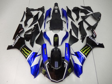 2015-2019 Blue Black Monster Yamaha YZF R1 Motorbike Fairings for Sale