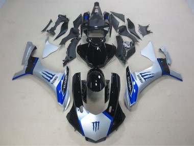 2015-2019 Silver Black Blue Monster Yamaha YZF R1 Motorcycle Fairing Kits for Sale