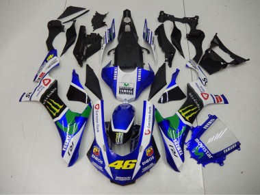 2015-2019 Blue Blue White ENEOS Movistar 46 Yamaha YZF R1 Motor Bike Fairings for Sale