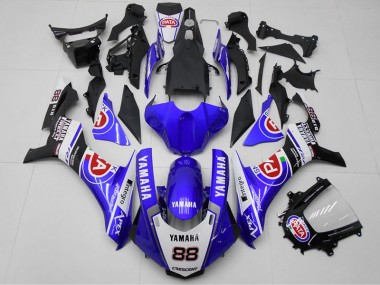 2015-2019 Blue PATA 88 Yamaha YZF R1 Bike Fairing Kit for Sale