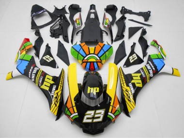 2015-2019 Yellow Black 23 Yamaha YZF R1 Motorcyle Fairings for Sale