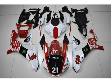 2015-2019 Red Black 21 Yamaha YZF R1 Motorcycle Fairings Kit for Sale
