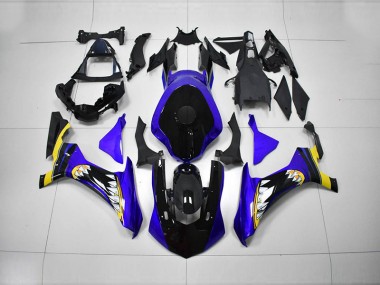 2015-2019 Blue Black Yamaha YZF R1 Motorcycle Fairings for Sale