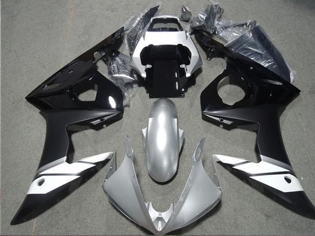 2003-2005 Black Yamaha YZF R6 Motorcycle Fairing Kit for Sale