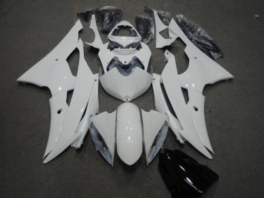 2008-2016 White Yamaha YZF R6 Motorcyle Fairings for Sale